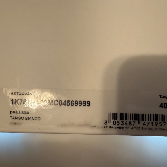 CASADEI WHITE LEATHER PEEP TOE BLADE BOOTIES CHAIN DETAIL SIZE 40.5 - Picture 11 of 11